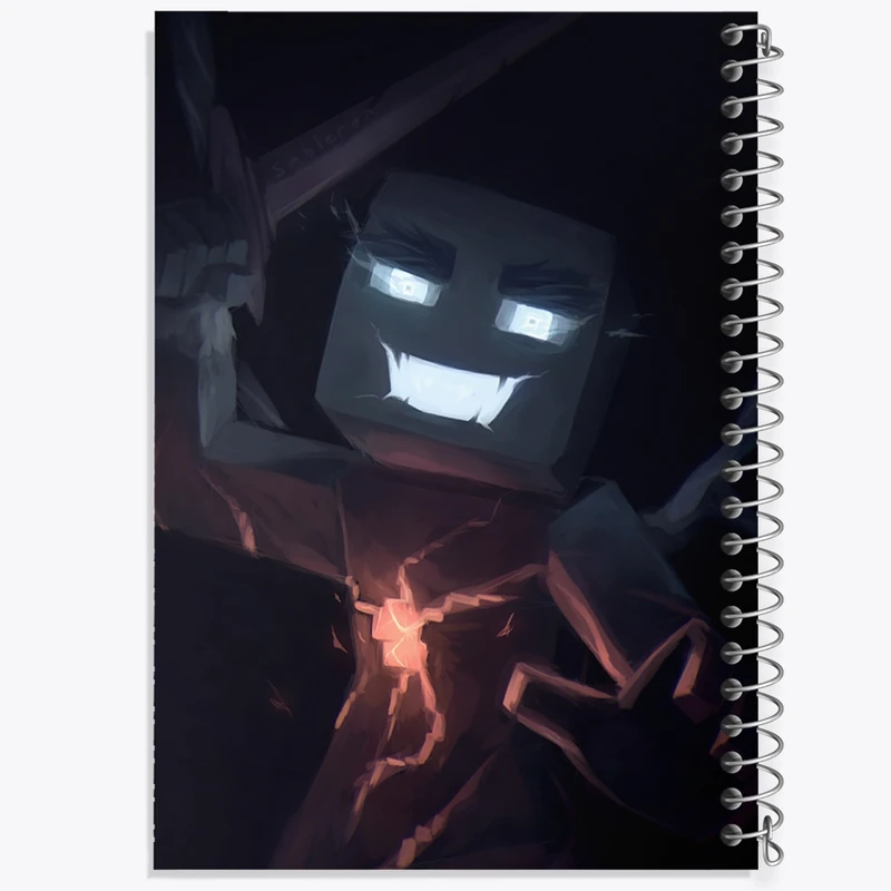 دفتر مشق 50 برگ خندالو طرح ماینکرافت (Minecraft) کد F1685