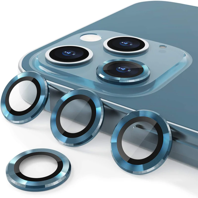 محافظ لنز دوربین مدل Ring مناسب برای گوشی موبایل اپل Iphone 14 Pro Max