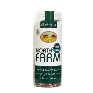 دمنوش کاهش وزن مخلوط میوه ای مزرعه شمال - 200 گرم
