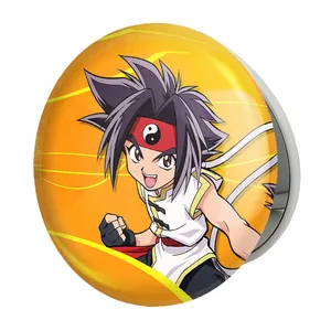 آینه جیبی خندالو طرح انیمه فرفره های انفجاری مدل تاشو کد 27843 