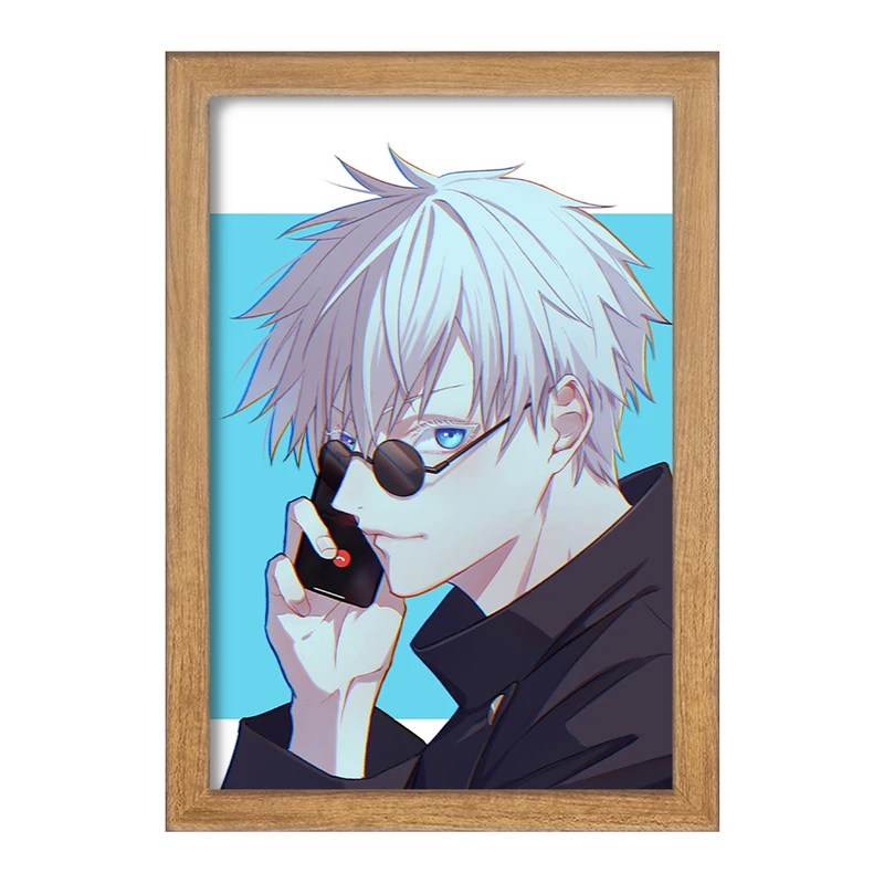 تابلو خندالو مدل گوجو ساتورو انیمه جوجوتسو کایزن  کد 11099