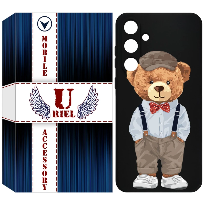 کاور یوریل مدل KSH کد 41 طرح تدی مناسب برای گوشی موبایل سامسونگ Galaxy A35