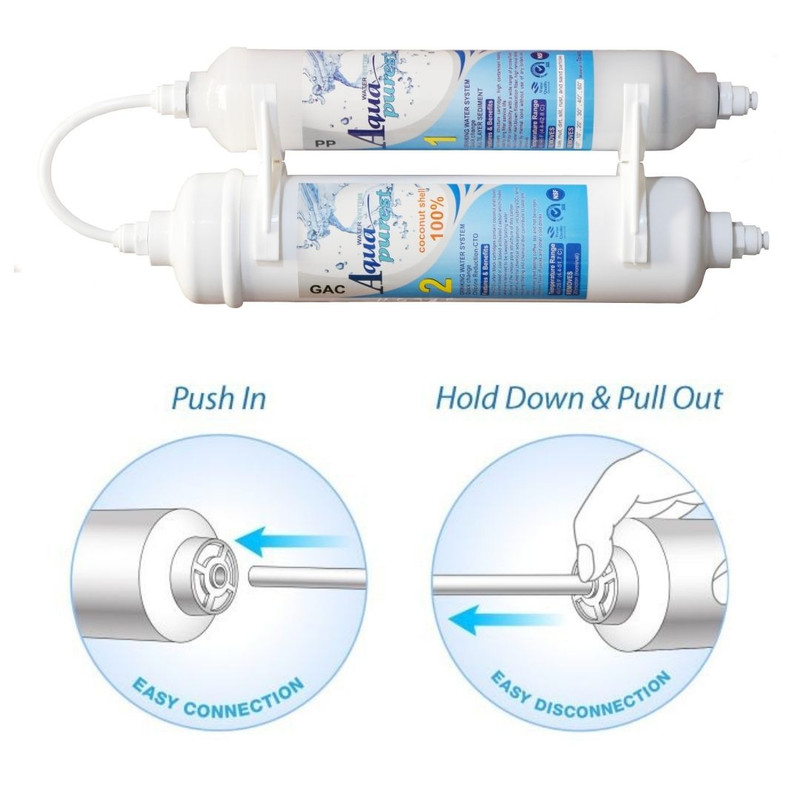 فیلتر تصفیه کننده آب آکوا پیورست شریعتی مدل گیاهی X 401 NEW مجموعه 4 عددی