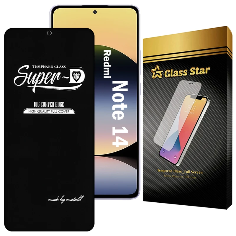 محافظ صفحه نمایش گلس استار مدل SUPERDNS مناسب برای گوشی موبایل شیائومی Redmi Note 14 4G
