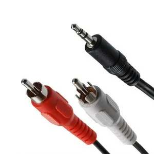 کابل 1 به 2 AUX پی نت مدل 2RCA طول 1.5 متر