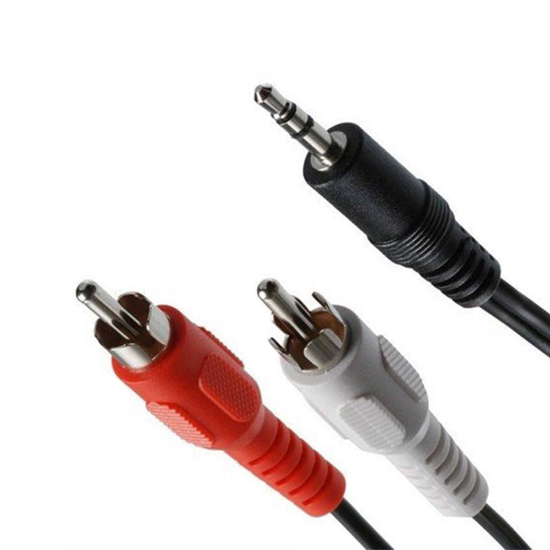 کابل 1 به 2 AUX پی نت مدل 2RCA طول 1.5 متر