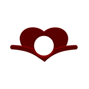 نگهدارنده صفحه کتاب مدل قلب