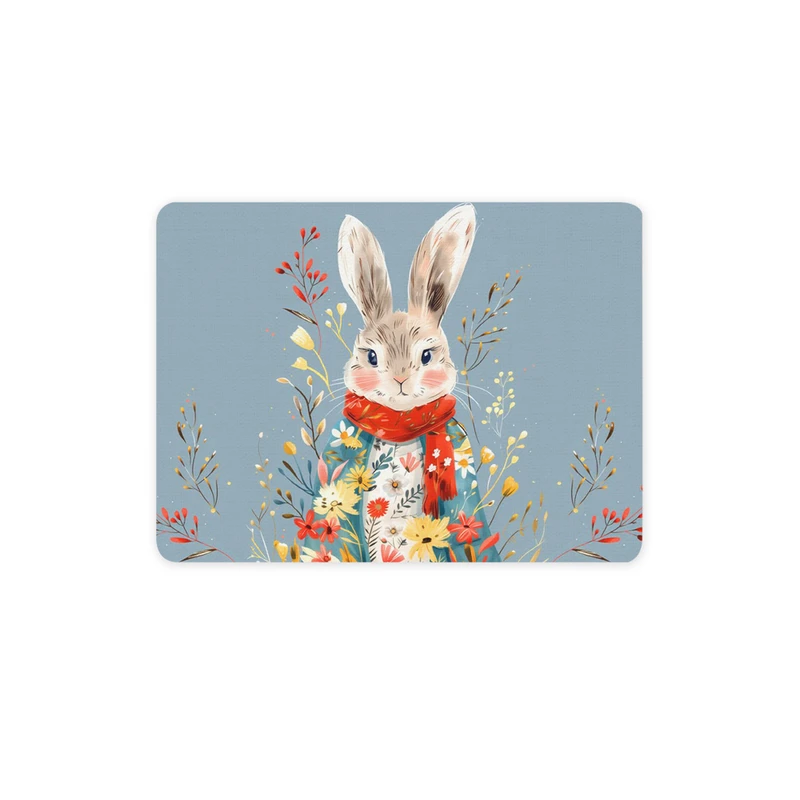 ماوس پد ترمه طراحان ایده مدل خرگوش زمستانی کد strm1093