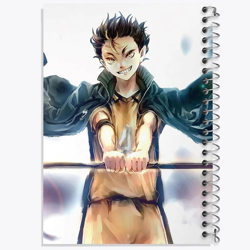 دفتر لیست خرید 50 برگ خندالو طرح نیشینویا یو انیمه آبشار سرنوشت هایکیو کاگیاما کد 11210