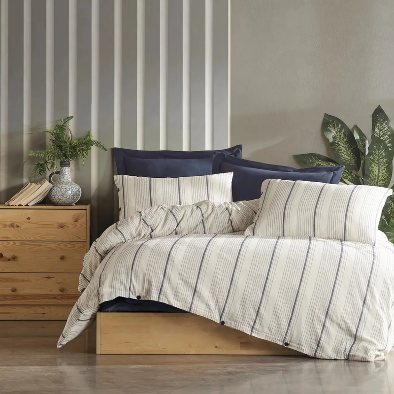 سرویس ملحفه 2 نفر 6 تکه شاهسِر مدل آوا کویین