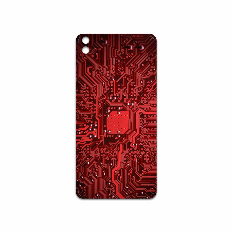 برچسب پوششی ماهوت مدل Red Printed Circuit Board مناسب برای گوشی موبایل اچ تی سی Desire 816