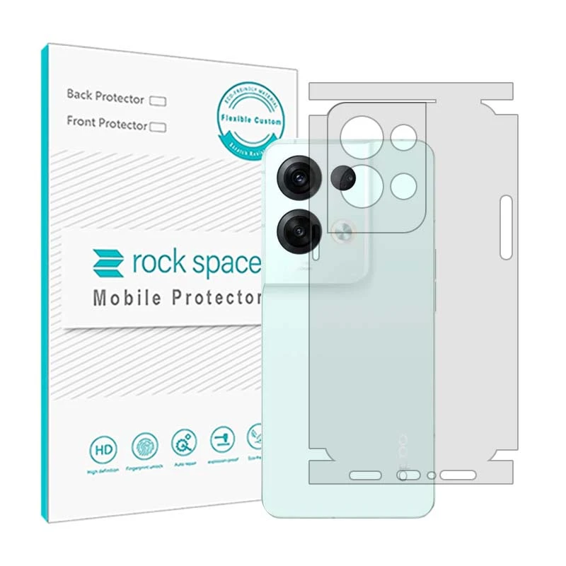 محافظ پشت گوشی شفاف راک اسپیس مدل HyGEL مناسب برای گوشی موبایل اوپو Reno8 pro