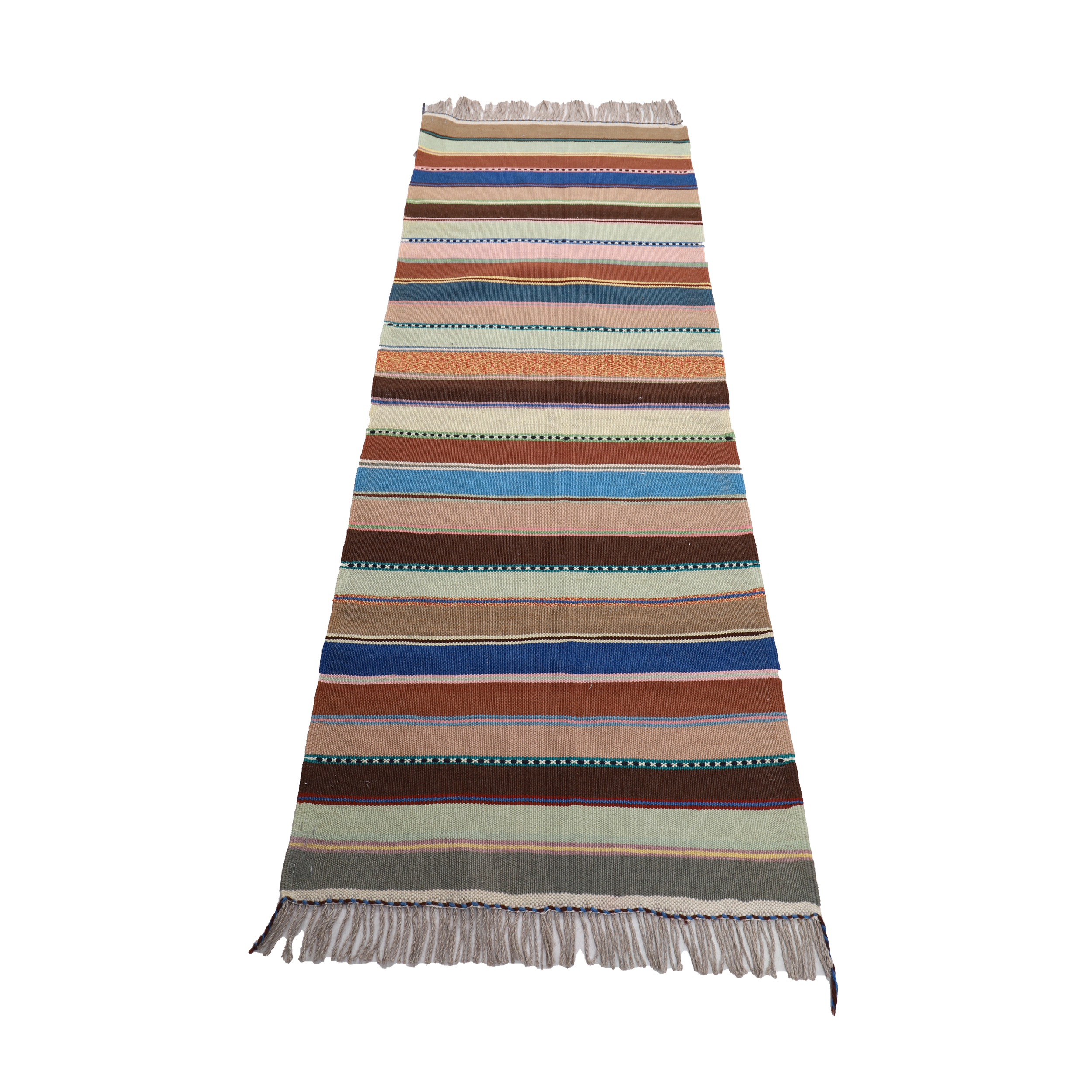 گلیم دستبافت یک و نیم متری مدل دکوراتیو کد 4020594