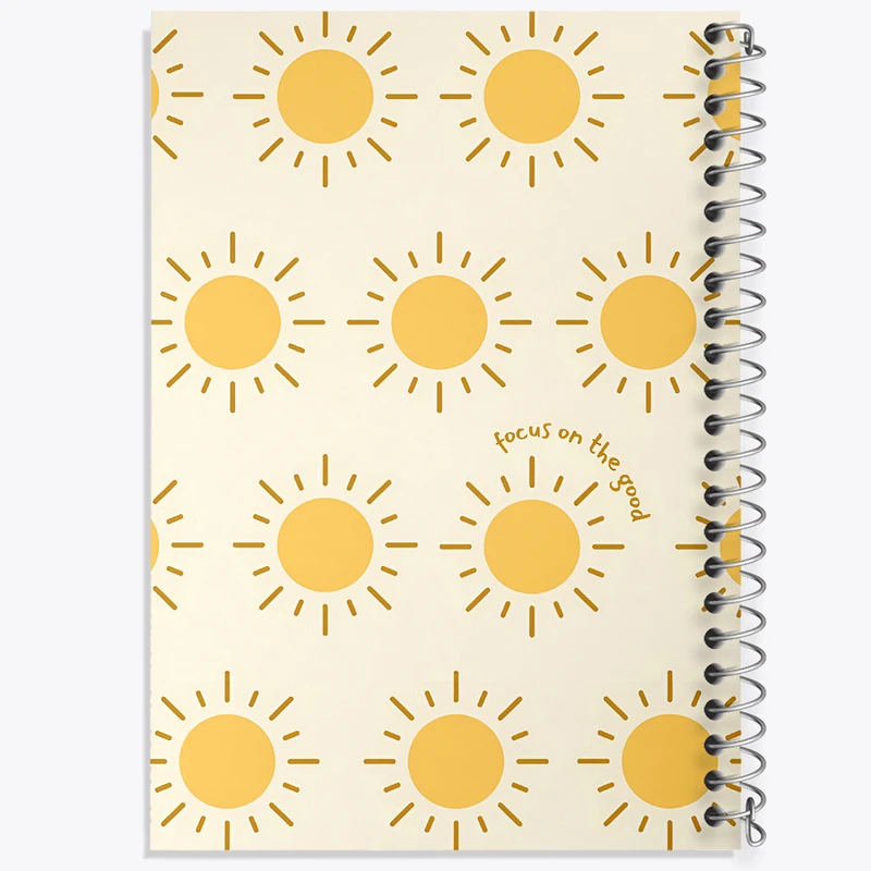 دفتر ژورنال نویسی 50 برگ خندالو مدل نقطه ای طرح Focus On The Good کد N4576