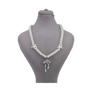 گردنبند زنانه طرح پاپیون