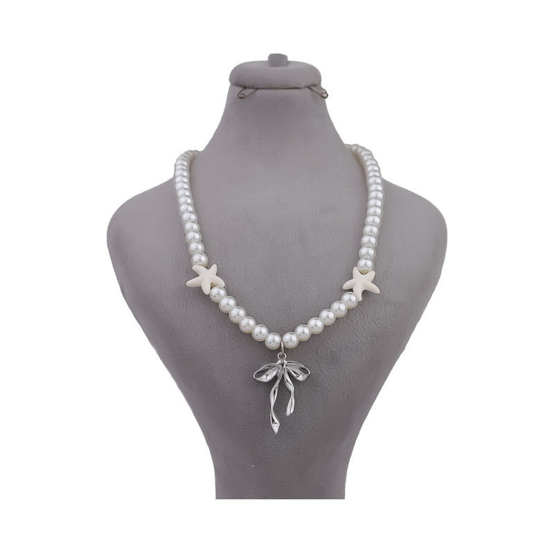 گردنبند زنانه طرح پاپیون