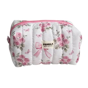 کیف لوازم آرایش زنانه پریمولا مدل گلگلی پاپیونی