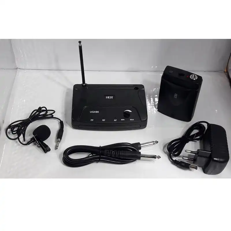 میکروفن بی سیم یقه ای اچ دی تی مدل UGX90