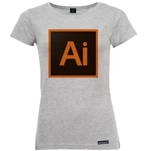 تی شرت آستین کوتاه زنانه 27 مدل Adobe illustrator کد MH1071