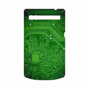 MAHOOT Green Printed Circuit Board-FullSkin Cover Sticker for BlackBerry P9983