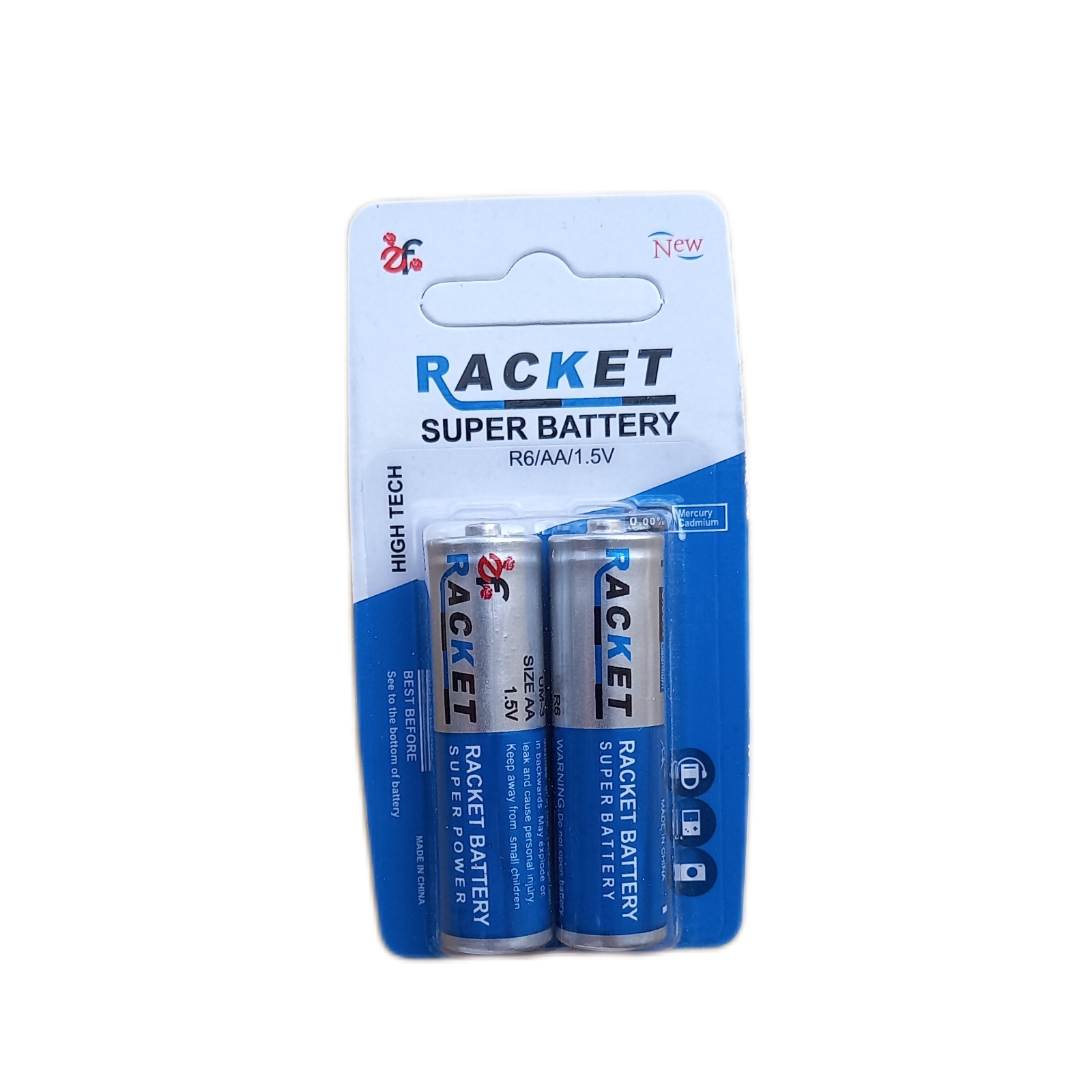 باتری قلمی راکت بسته 2 عددی مدل RACKET