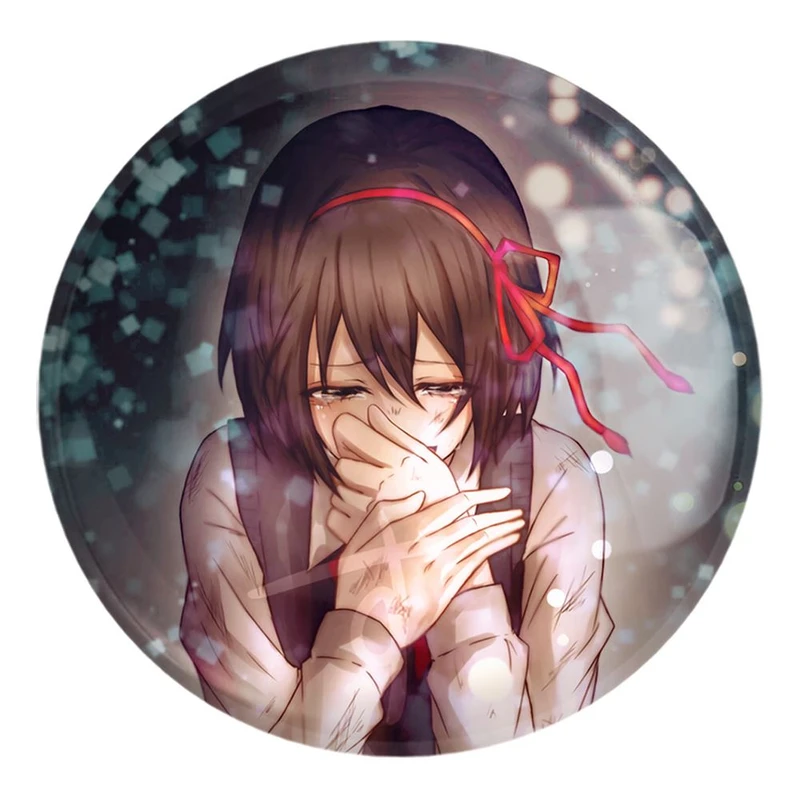 پیکسل خندالو طرح میتسویا میامیزو انیمه یورنیم Your Name کد 16263 مدل بزرگ