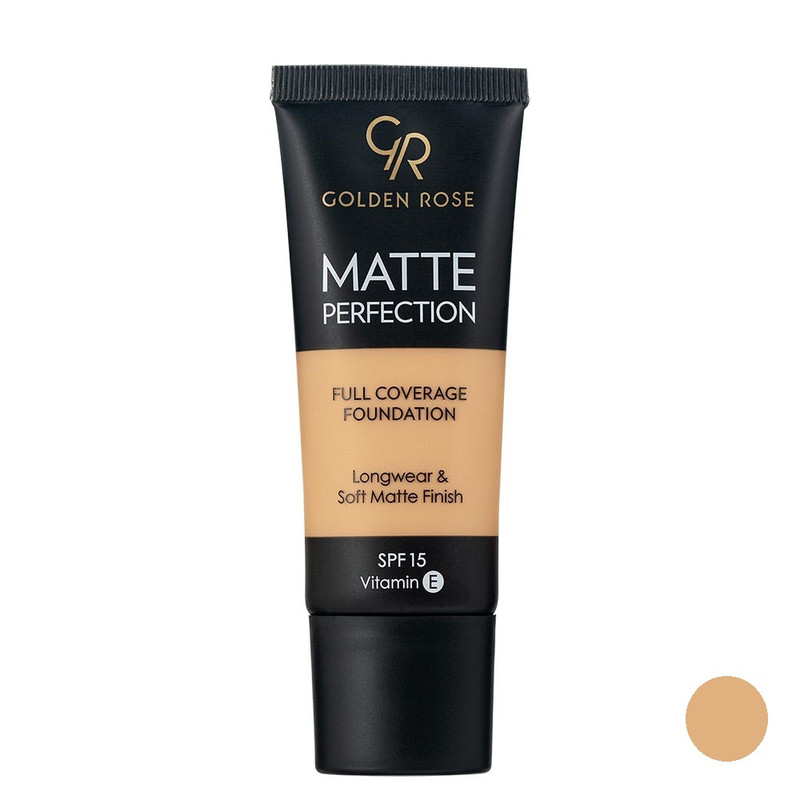 کرم پودر گلدن رز مدل  Matte Perfection شماره W5 حجم 35 میلی لیتر