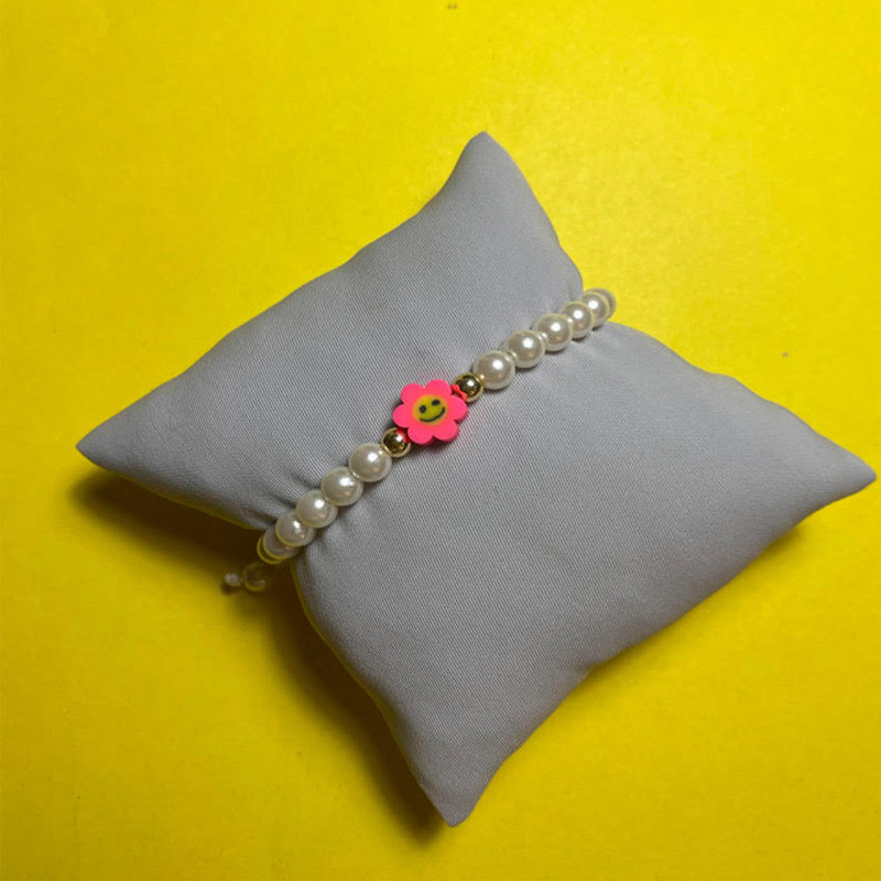 پابند زنانه مدل مروارید و گل