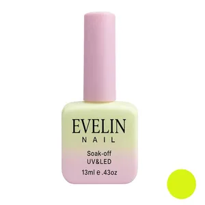 لاک ژل براق ناخن اولاین مدل 13M شماره 31 رنگ زرد روشن