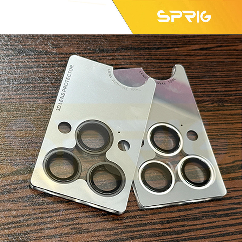 محافظ لنز دوربین اسپریگ مدل Ring Metal Luxury مناسب برای گوشی موبایل اپل Iphone 13 Pro / 13 Pro max