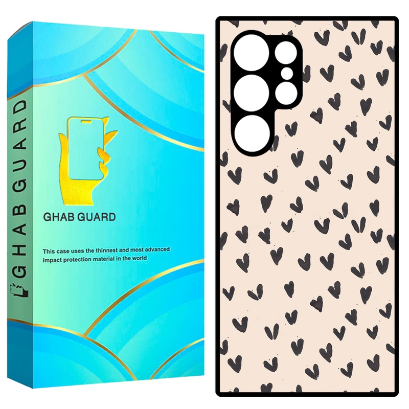 کاور قاب گارد طرح قلب مدل GCHPS23U مناسب برای گوشی موبایل سامسونگ Galaxy S23 Ultra 5G