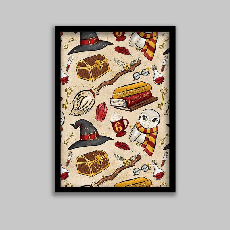 تابلو مدل هری پاتر Harry Potter کد LA-G10591-2
