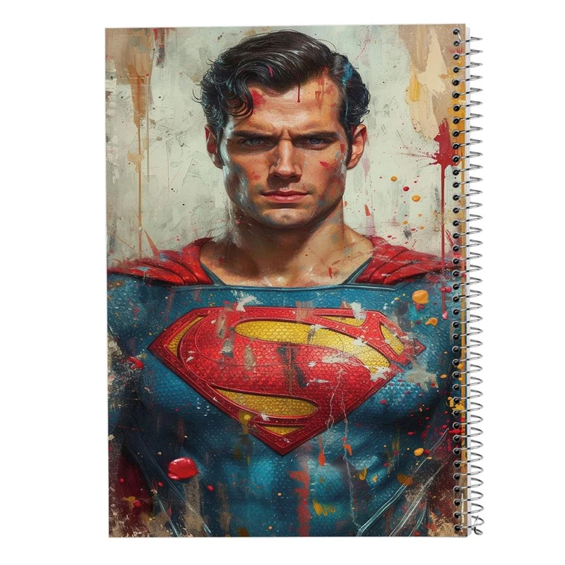 دفتر شطرنجی 50 برگ مدوپد طرح سوپرمن کد DF14983