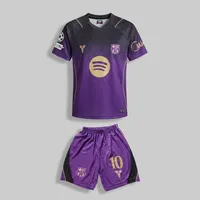 ست تی شرت و شلوارک ورزشی پسرانه بارسلونا مدل یامال Away 2027