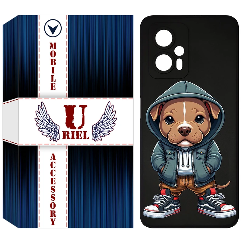 کاور یوریل مدل KSH کد 66 طرح سگ مناسب برای گوشی موبایل شیائومی Poco X4 GT