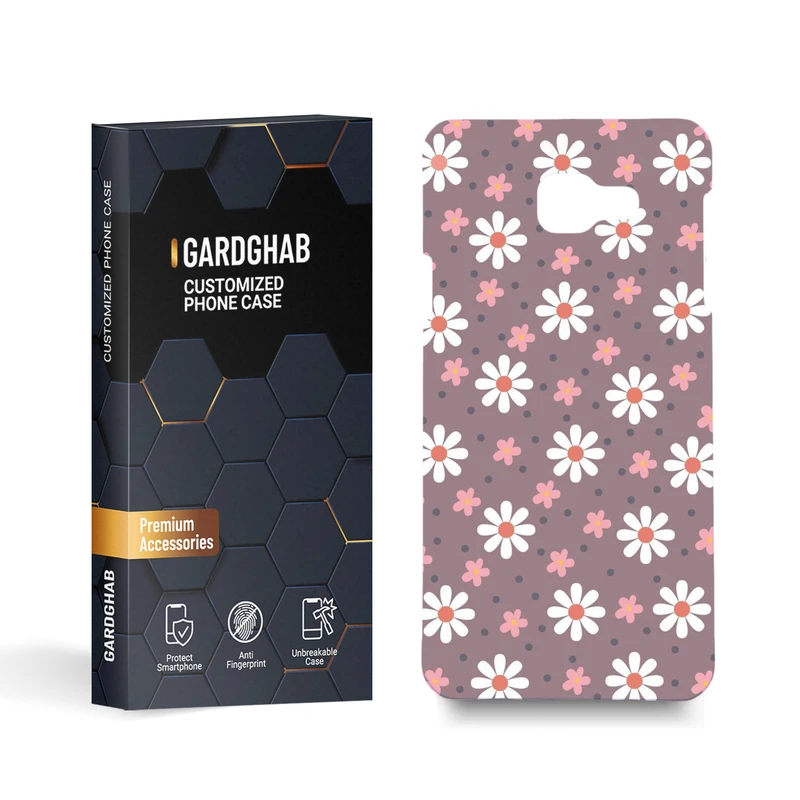 کاور گارد قاب مدل گل مناسب برای گوشی موبایل سامسونگ Galaxy A7 2016 / A710 