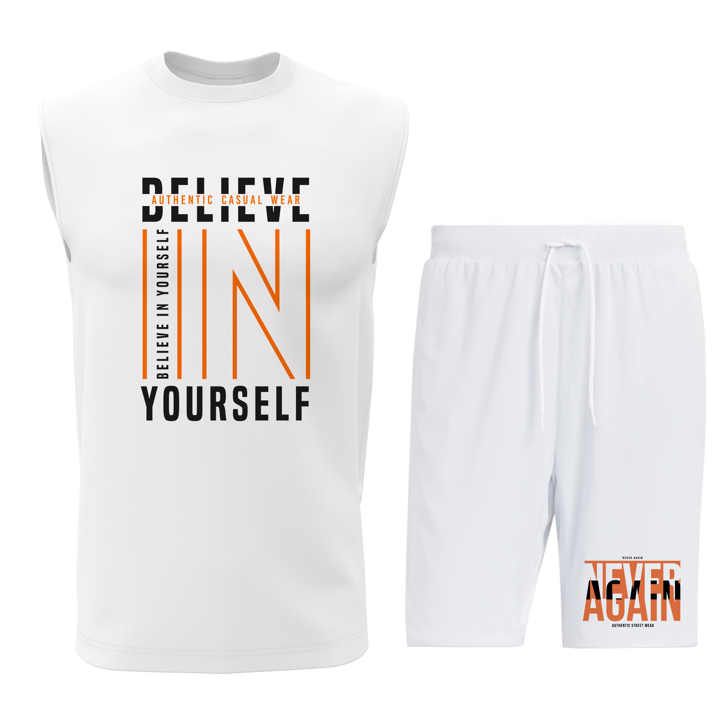 ست تاپ و شلوارک مردانه مدل T090W