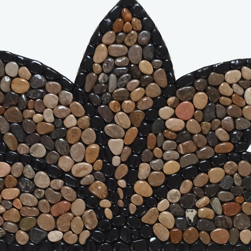 پادری طرح سنگی مدل نیم گل سایز 80x40 سانتی متر