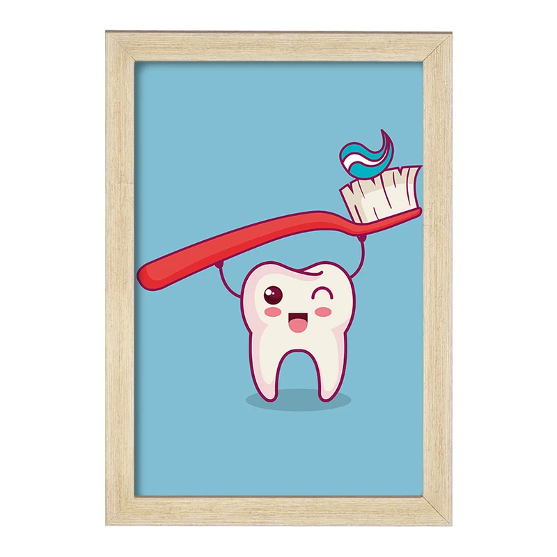 تابلو خندالو مدل دندان و دندان پزشکی کودکانه کد 36761