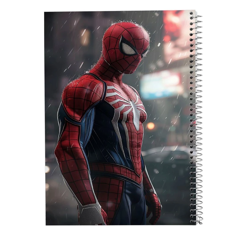 دفتر ژورنال نویسی 50 برگ مدوپد مدل نقطه ای طرح مردعنکبوتی کد DF15055