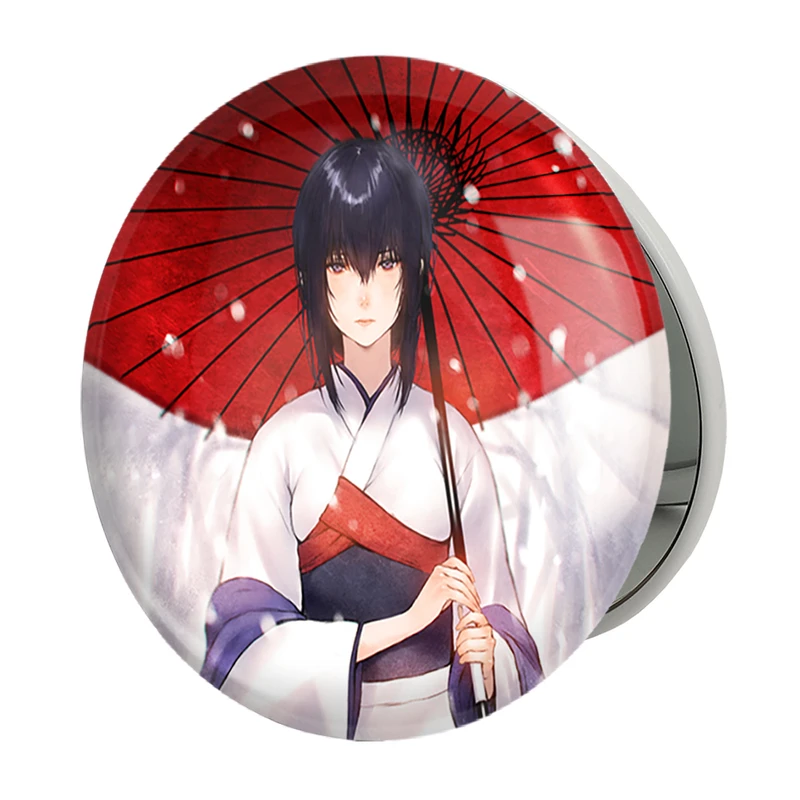 آینه جیبی خندالو طرح توموئه انیمه رورونی کنشین مدل تاشو کد 34903