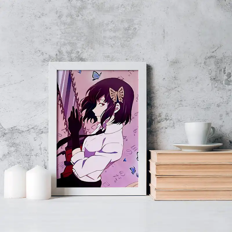 تابلو خندالو مدل آکیکو انیمه سگ های ولگرد بانگو کد 15668