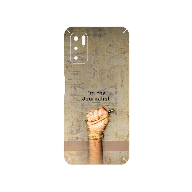 برچسب پوششی ماهوت مدل Journalist مناسب برای گوشی موبایل شیائومی Redmi Note 10 5G