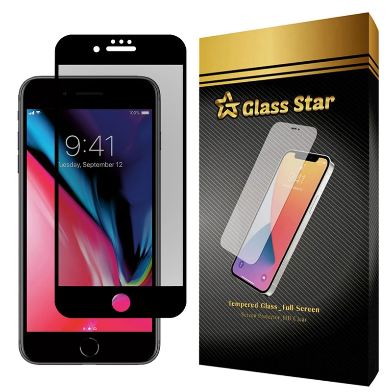  محافظ صفحه نمایش حریم شخصی گلس استار مدل PRF مناسب برای گوشی موبایل اپل iPhone SE 2020