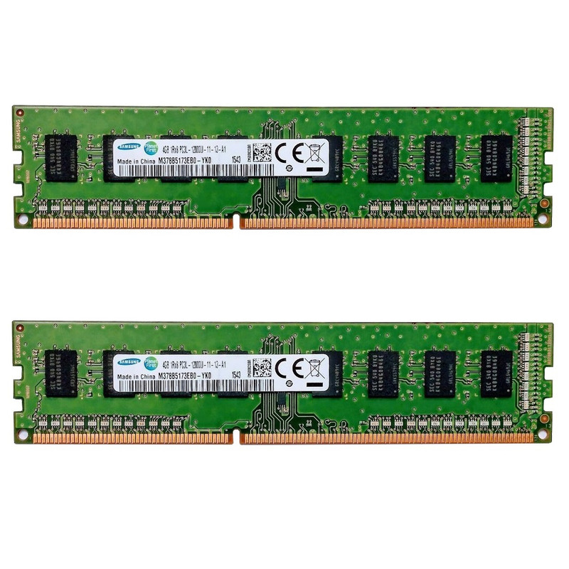  رم کامپیوتر DDR3 تک کاناله 1600 مگاهرتز CL11 سامسونگ مدل PC3L-12800U ظرفیت 8 گیگابایت