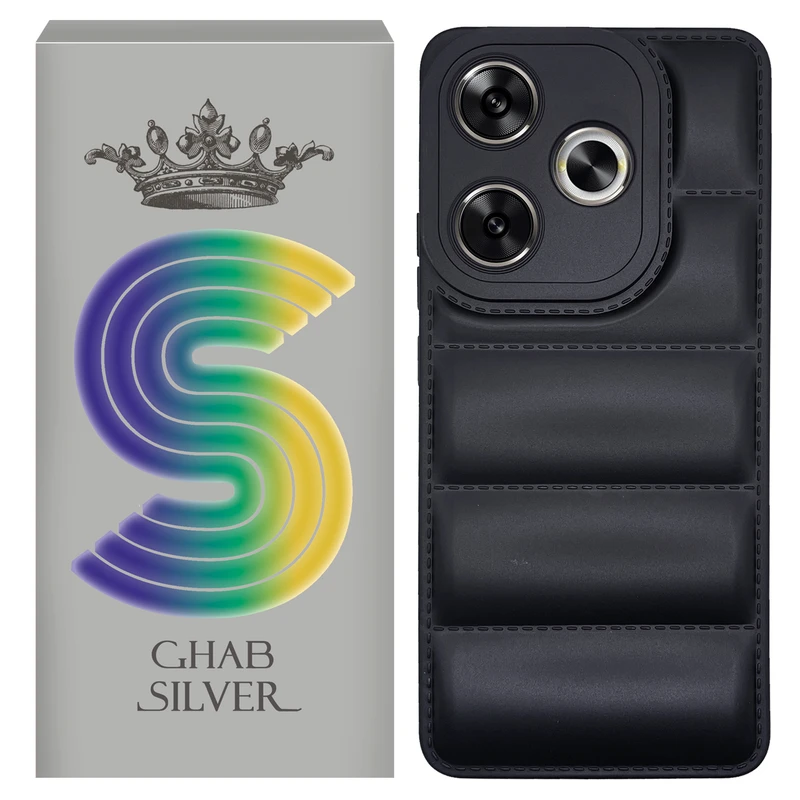 کاور قاب سیلور مدل پافری مناسب برای گوشی موبایل شیائومی Poco F6 5G / Redmi Turbo 3 5G