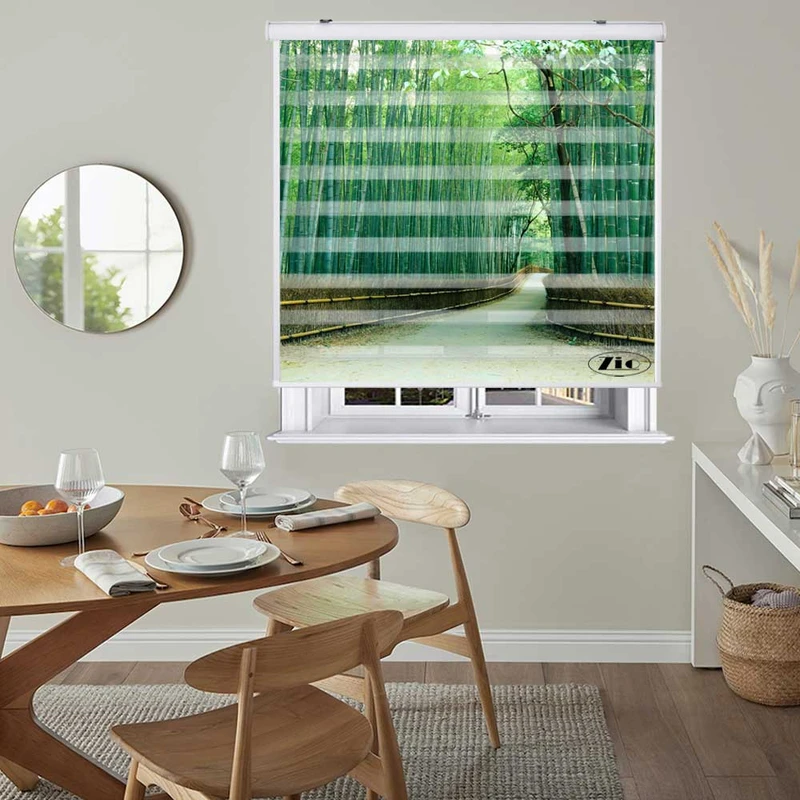 پرده زبرا زیو کد L5083 سایز 150X150 سانتی متر