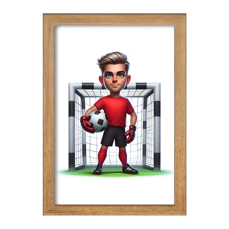 تابلو خندالو مدل دروازه بان فوتبال کد F7985