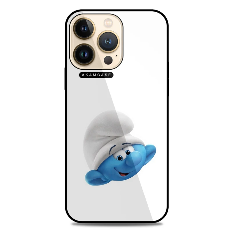 کاور آکام مدل AMC-WA13PRO-SMURFS-12 مناسب برای گوشی موبایل اپل iPhone 13 Pro