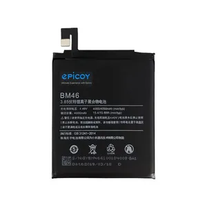 Epicoy Gorillaomi-BM46-EAS 4000mah capacity Phone Battery For Xiaomi Redmi Note 3